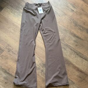 NWT Active USA Taupe Flared Yoga Pants